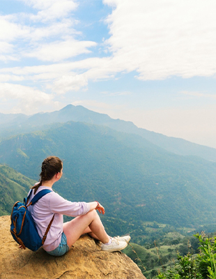 Mountain Hiking or Climbing